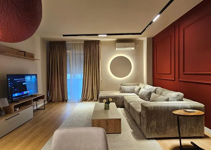 Tam Skanderbeg Square One Bedroom W Veranda 公寓 *